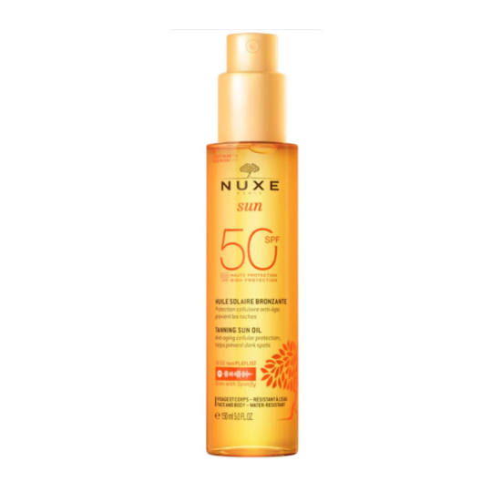Nuxe Sun Huile Solaire Bronzante SPF50 150ml Paraland
