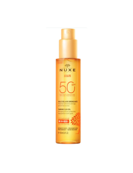 Nuxe Sun Huile Solaire Bronzante SPF50 150ml Paraland