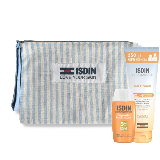 Pack ISDIN Protection & Éclat SPF50 + Trousse Offerte Paraland