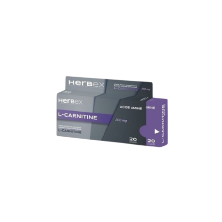 Herbex L-Carnitine 300 mg 20 Gélules Paraland