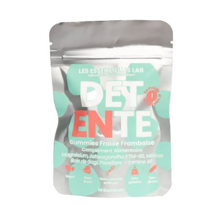 LES ESSENTIELLES LAB DETENTE Gummies Fraise Framboise 14 Gummies Paraland