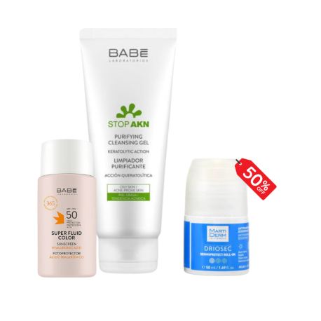 Pack Peau Grasse Anti-Imperfections + SPF50 Teinté Paraland