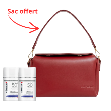 Pack Ultrasun Face Fluid SPF50 Anti-Pigmentation + Sac Offert