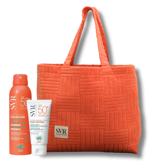 Pack SVR Écran Minéral Teinté & Lait Crépitant SPF50 Visage & Corps + Sac Offert Paraland