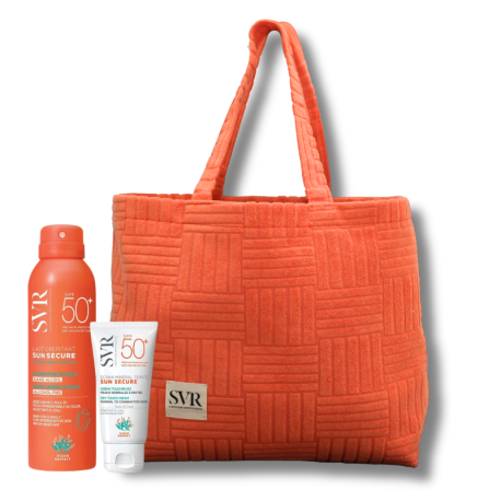 Pack SVR Écran Minéral Teinté Peaux Normales à Mixtes & Lait Crépitant SPF50 + Sac Offert Paraland
