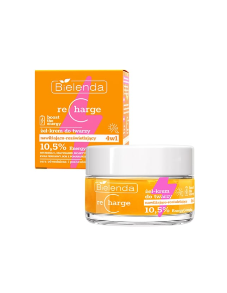 Bielenda Recharge Boost Gel-Crème Hydratant & Illuminateur 4 en 1 50ml Paraland
