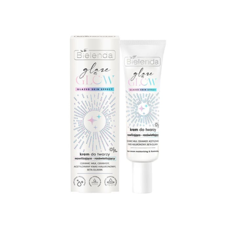 Bielenda Glaze & Glow Crème Visage Hydratante & Illuminateur Glazed Skin Effect 50 ml Paraland