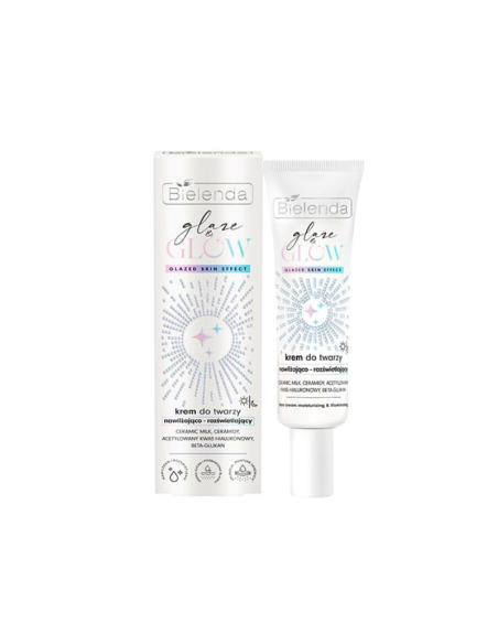 Bielenda Glaze & Glow Crème Visage Hydratante & Illuminateur Glazed Skin Effect 50 ml Paraland