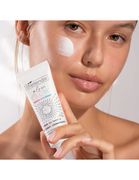 Bielenda Glaze & Glow Crème Visage Hydratante & Illuminateur Glazed Skin Effect 50 ml Paraland