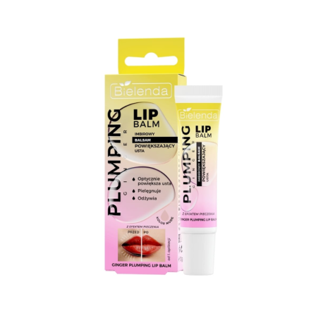 Bielenda Ginger Plumping Lip Balm Nude Shade 10g Paraland