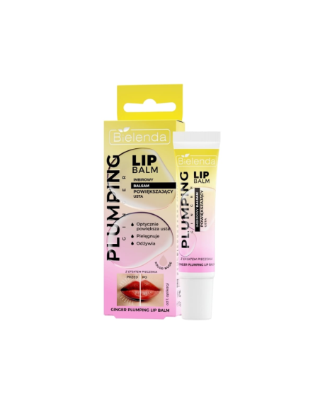Bielenda Ginger Plumping Lip Balm Nude Shade 10g Paraland