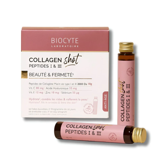 Biocyte Collagen Shot Peptides I & III 10 Fioles Paraland
