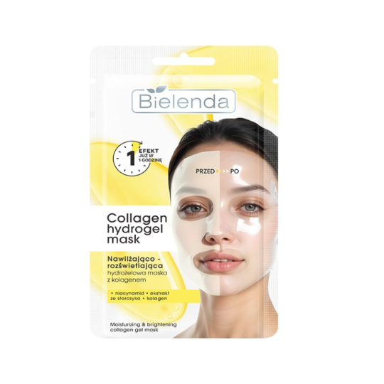 Bielenda Masque Hydrogel Collagène Hydratant & Illuminateur 1 Masque