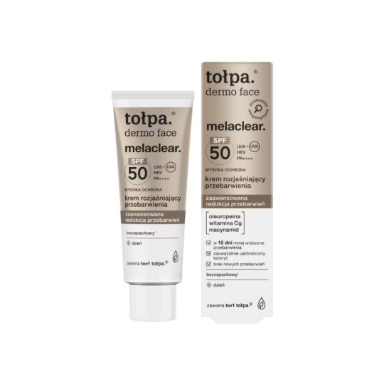 Tołpa Dermo Face Melaclear SPF 50 Crème Éclaircissante Anti-Taches 40ml Paraland