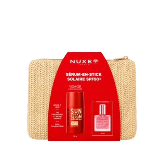 Nuxe Coffret Sérum en Stick SPF50 + Huile Prodigieuse Or Florale & Trousse Offertes Paraland