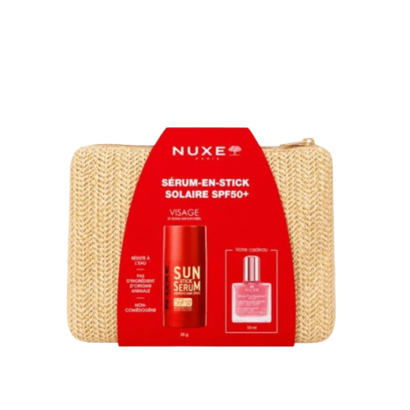 Nuxe Coffret Sérum en Stick SPF50 + Huile Prodigieuse Or Florale & Trousse Offertes Paraland