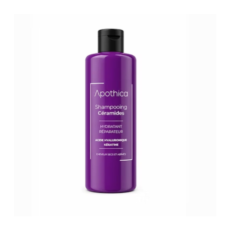 Apothica Shampooing Céramides Cheveux Secs et Abîmés 400ml
