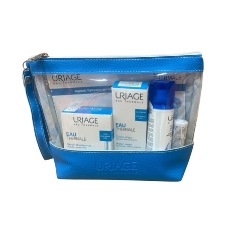 Uriage Coffret Eau Thermale Sérum Booster H.A + Crème d’Eau + Eau Thermale & Stick Lèvres Offerts paraland