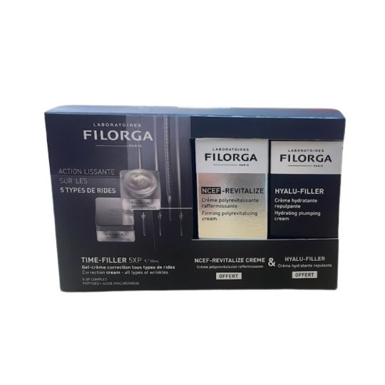 Filorga Coffret Time-Filler 5XP Gel-Crème + NCEF Revitalize & Hydra-Hyal Offerts paraland