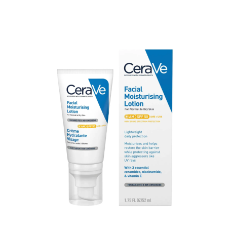 CeraVe Crème Hydratante Visage SPF50 52 ml Paraland