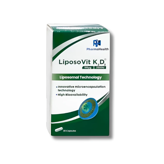Pharmahealth Liposovit K2-D3 30 Gélules Paraland