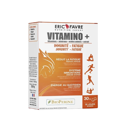 Eric Favre Vitamino+ Immunité, Fatigue, Multivitamines