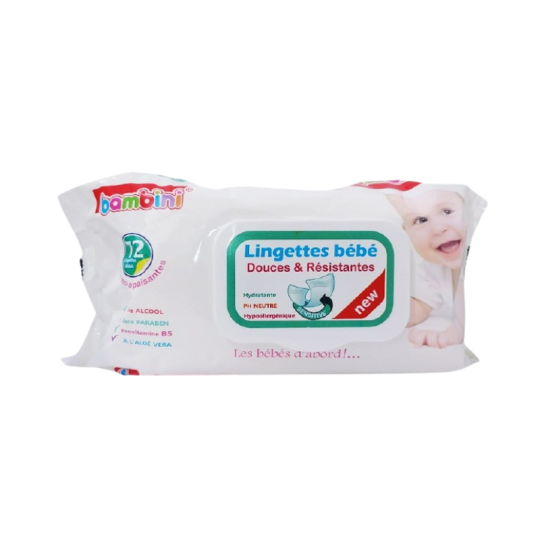 Bambini Lingettes Bébé Douces & Résistantes 72 Pièces